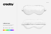 Eye Mask Mockup Set, a Mask Mockup by Creatsy (Thumbnail 5 of 6)