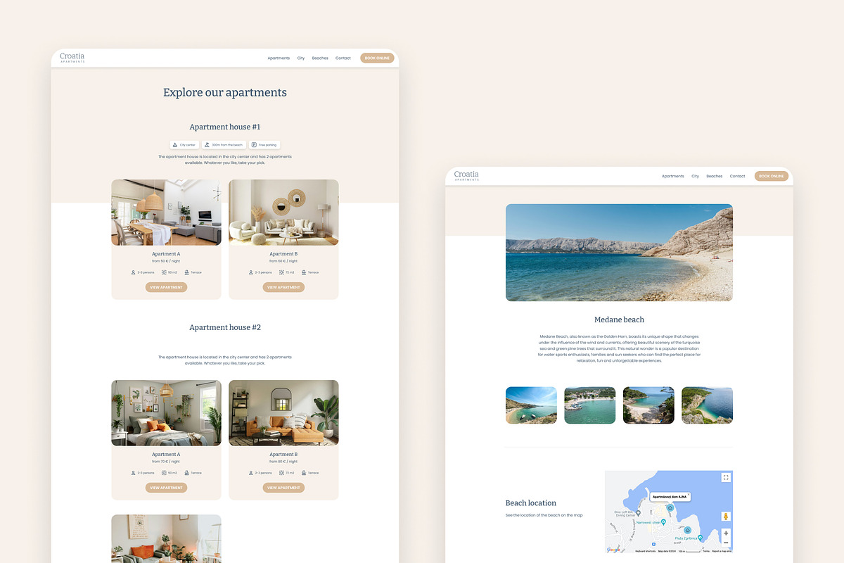 Wix website templates for rental, a Wix Template by Cluu.Design (Photo 3 of 9)