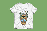 Skull relaxing in the desert, a Person Illustration by gunaonedesign (Thumbnail 4 of 4)