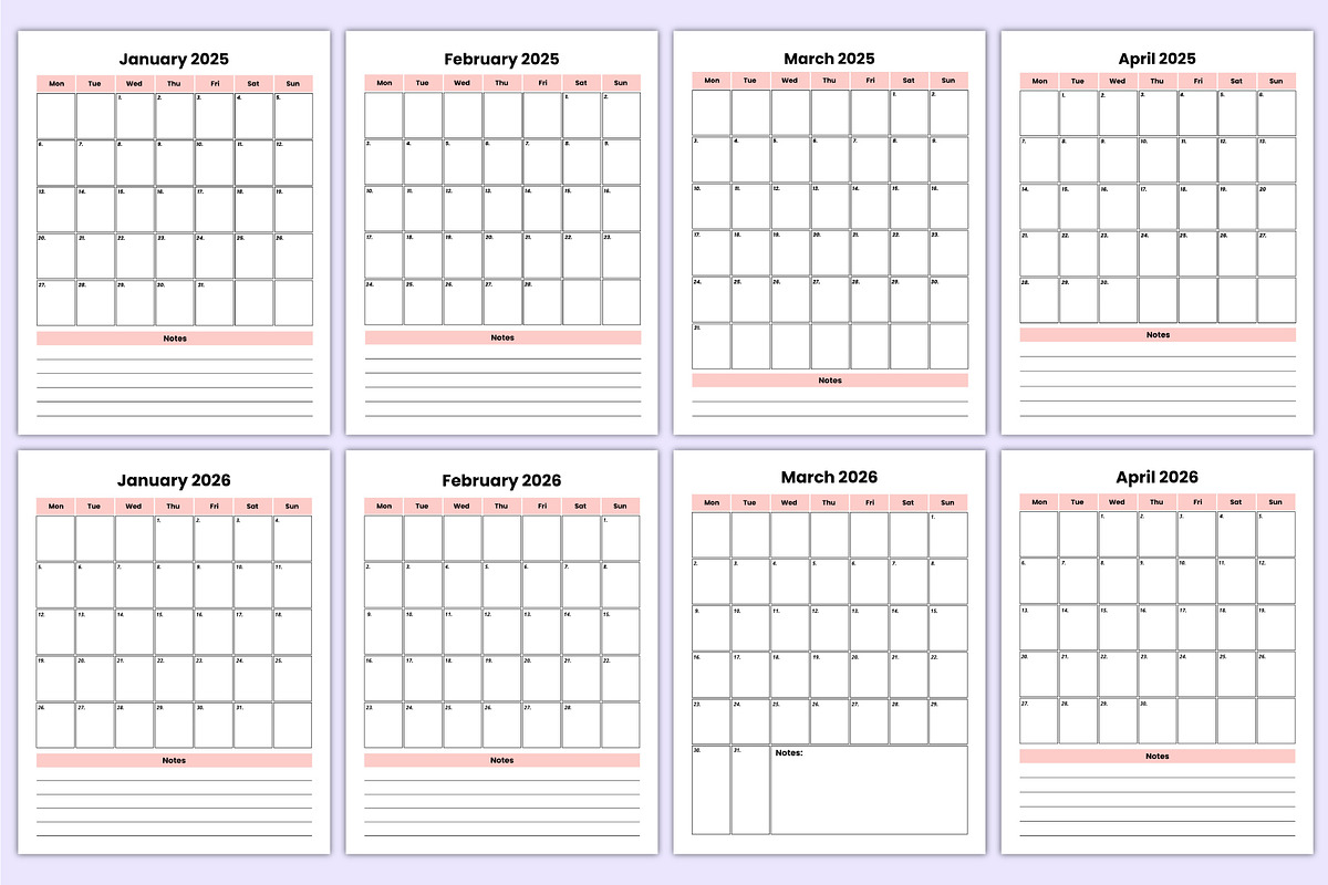 2025-2026 Vision Board Planner Canva, a Stationery Template by Mustafiz (Photo 3 of 7)