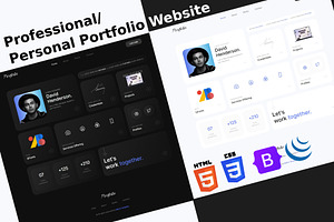 Personal Portfolio Website, a Bootstrap Template by Matrixtemplate