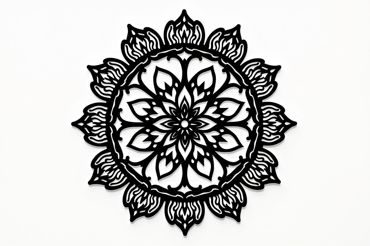 Vintage Floral Laser Cut Ornamental, an Object Illustration by BIPLOB EXPERT (Photo 9 of 14)
