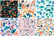 Watercolor Terrazzo Patterns, a Pattern Graphic by Slastick (Thumbnail 6 of 6)
