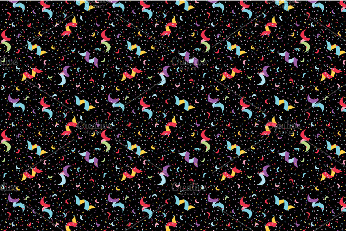 Festive seamless pattern preview 5