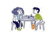 Creative kid activities, hobbies set, a Person Illustration by PaperTrident (Thumbnail 5 of 9)