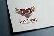 Wise Owl Logo, a Branding & Logo Template by essegraphic (Thumbnail 5 of 6)