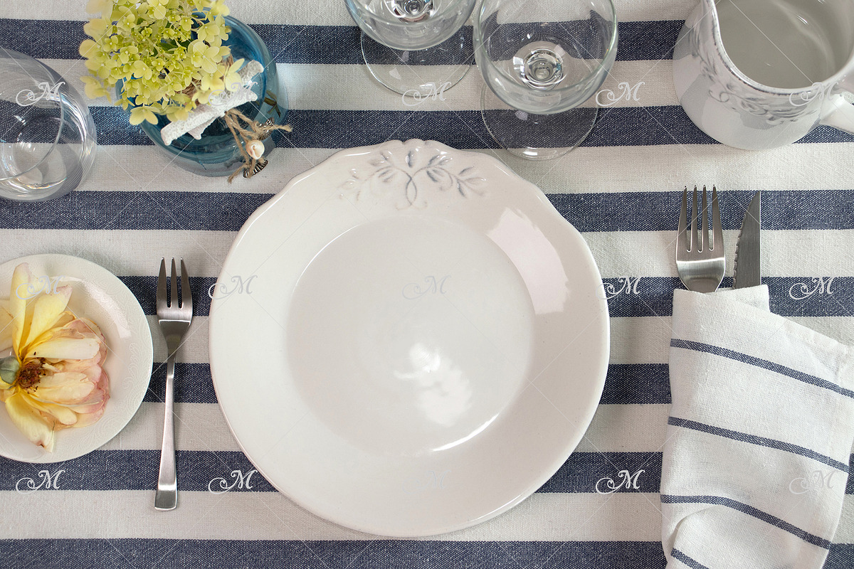 Maritime Dinner Menu Mockup, a Product Mockup by Maddy's Art & Mockups (Photo 2 of 2)
