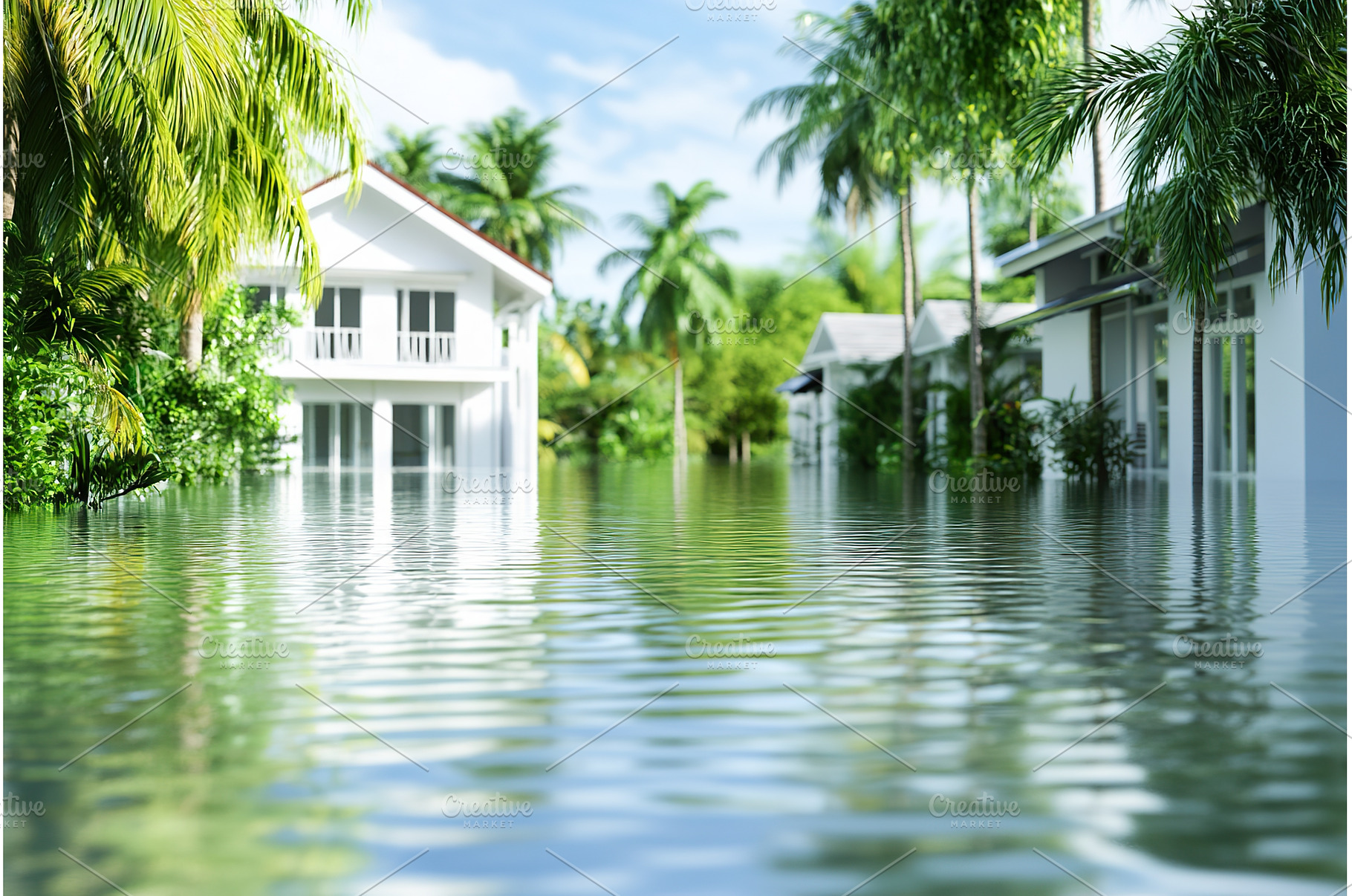 Coastal Flooding Encroaching on, an Architecture Photo by Lermont51
