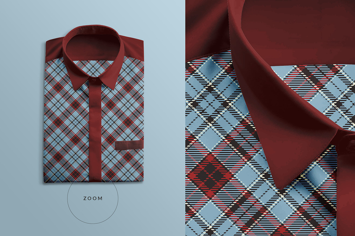 Top-view Male Folded Shirt Mockup, a Shirt Mockup by Designertale (Photo 3 of 8)