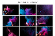 Holi Color Powder Dust Textures, a Texture Graphic by Fox & Bear (Thumbnail 2 of 5)