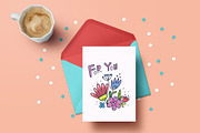 Spring and Flowers vector stickers, an Illustration by Zooza Art (Thumbnail 5 of 6)