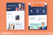 Home Service Landing Page, an UI Kit Template by Studio Delapan (Thumbnail 3 of 3)