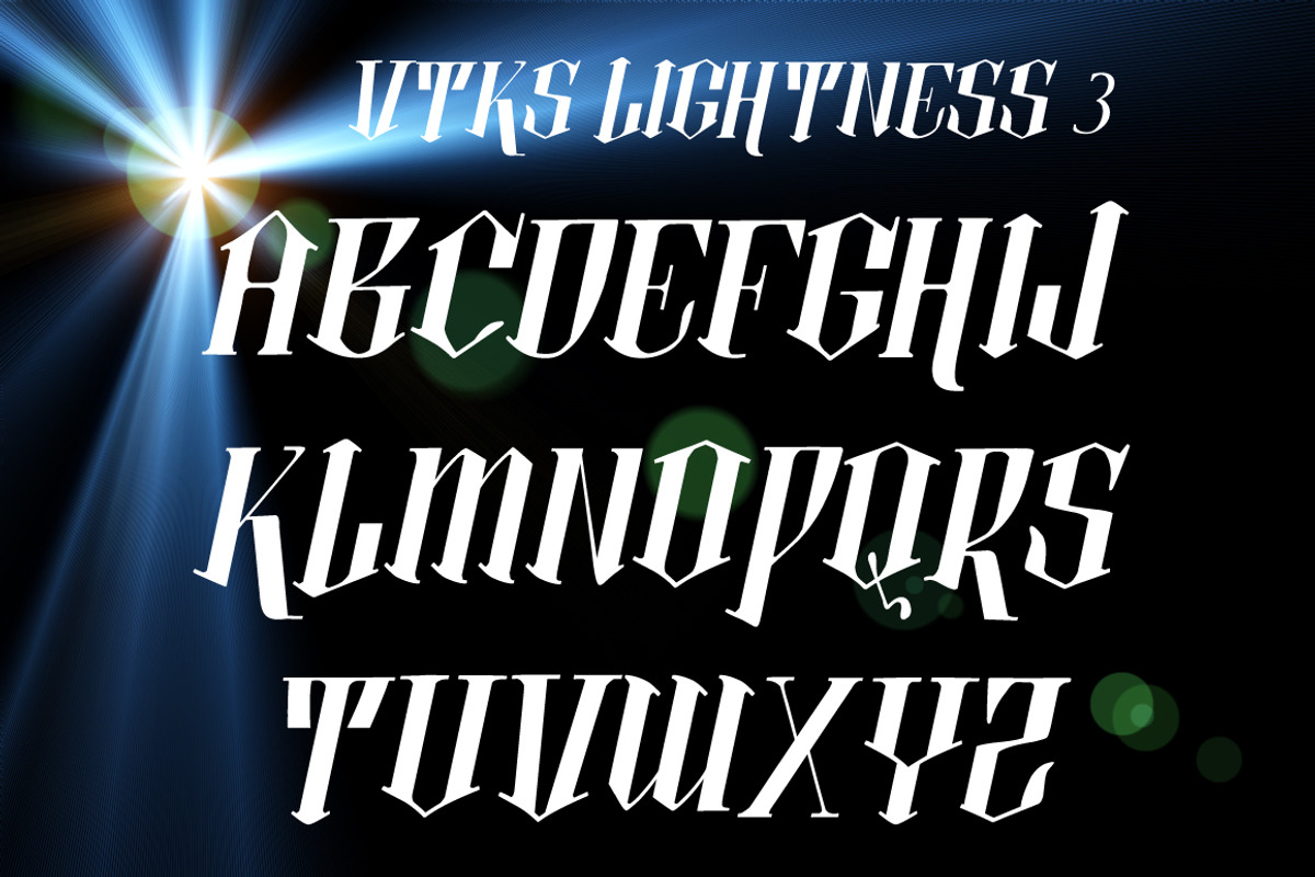 Lightness 4 Fonts By Vtks preview 2
