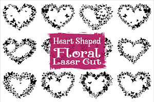Intricate Heart Flower SVG Bundle, an Illustration by balal