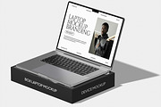 Laptop Mockup, a Wearable Device Mockup by Permadi Creative (Thumbnail 2 of 5)