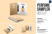 Perfume Sampler Mockup - 8 views, a Packaging Mockup by Illusiongraphic (Thumbnail 1 of 18)
