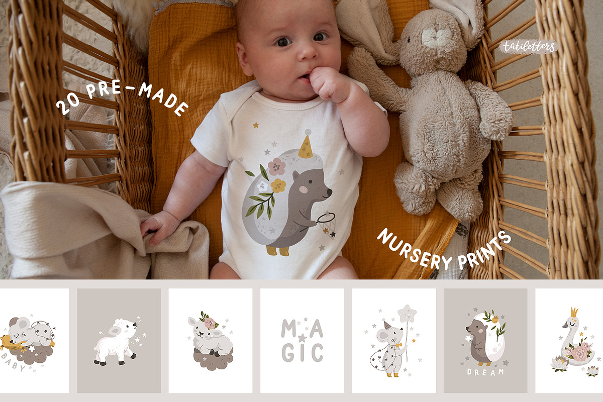 Magical baby animals, an Animal Illustration by tatiletters (Photo 6 of 11)