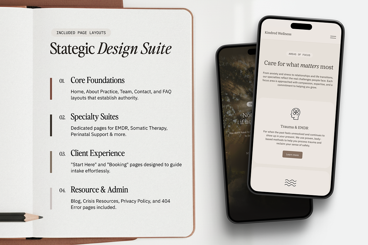 Squarespace Template for Therapists, a Squarespace Template by Glowup Online (Photo 7 of 7)