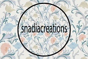 Art Nouveau Botanical Garden, a Pattern Graphic by snadiacreations (Thumbnail 2 of 7)