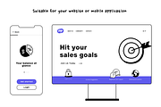 Inking Business Icons, an Outline Icon by Asset Union (Thumbnail 5 of 5)