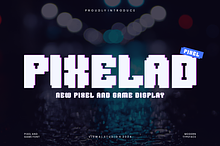 Pixelad - Modern Pixel Font