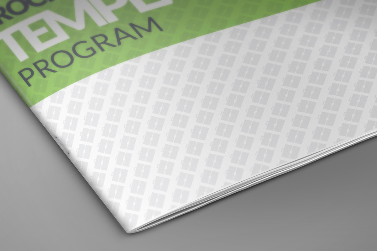 Program Brochure Template, a Brochure Template by creativebythesea (Photo 2 of 5)