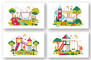 10 Playground Vector Illustration, an Object Illustration by denayunebgt (Thumbnail 2 of 4)