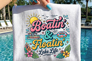 Summer Lake Sublimation Design, a Seasonal Illustration by DreamPrint404 (Thumbnail 6 of 6)