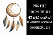 Watercolor Rustic Boho Clipart, an Illustration by Designking (Thumbnail 4 of 4)