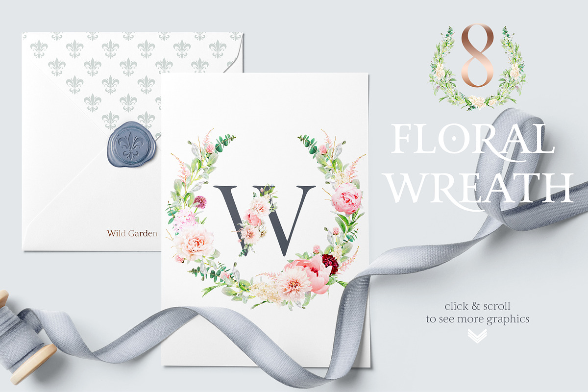 Watercolor Botanical set, an Illustration by TL Design (Photo 2 of 14)