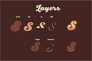 Swiftel Family Layers 50% OFF, a Script Font by seventhimperium (Thumbnail 6 of 7)