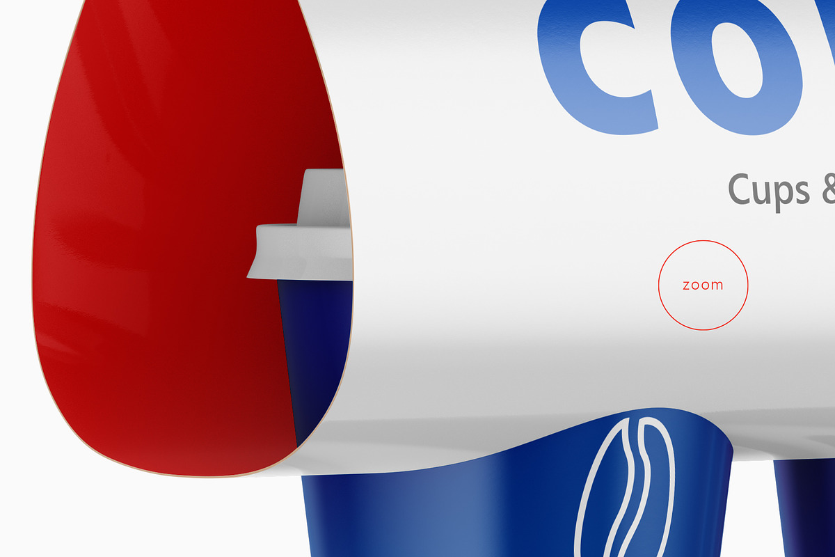 Coffee Cups and Holder Mockup, a Cups & Container Mockup by HelenStock (Photo 9 of 9)