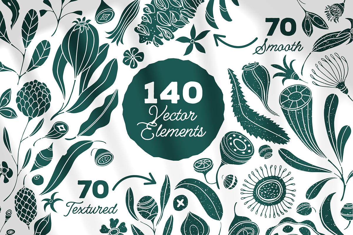 Australian Bush Florals Vector Set, a Pattern Graphic by rouxsupplyco (Photo 7 of 13)