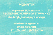 Monatik - sans serif font, a Sans Serif Font by tamara.comotomka (Thumbnail 3 of 6)