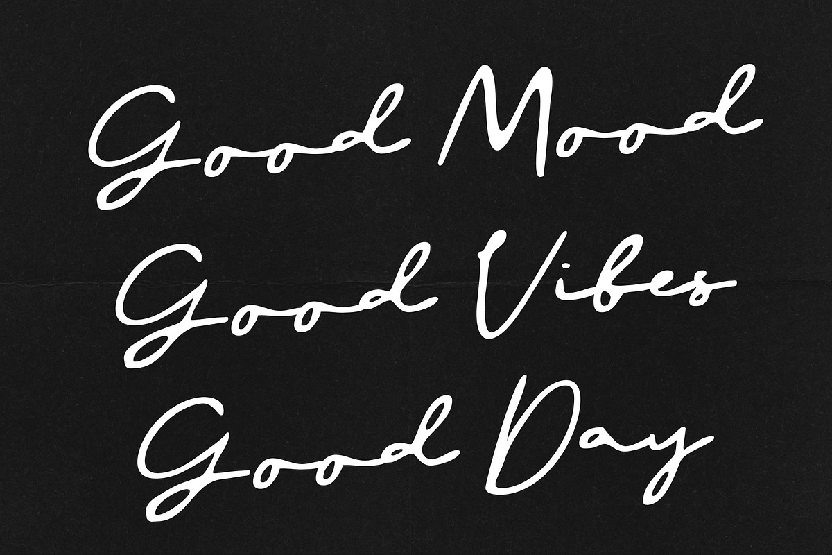 CS Bonjour Drawn, a Script Font by Craft Supply Co. (Photo 3 of 8)