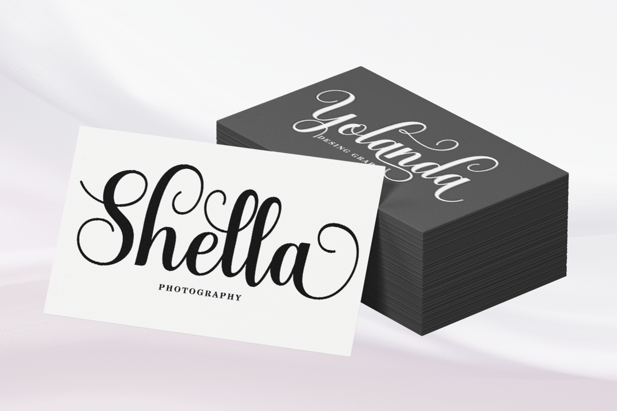 Shella Script, a Script Font by Madjack.font (Photo 2 of 10)