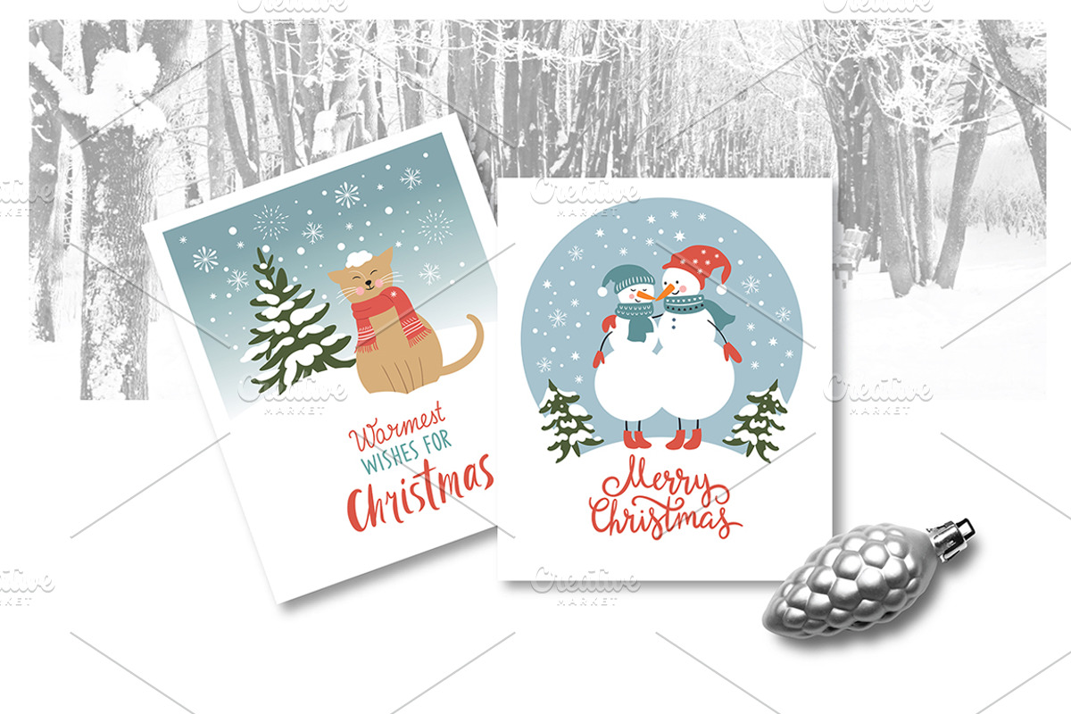 Christmas illustrations, an Animal Illustration by lenlis (Photo 4 of 6)