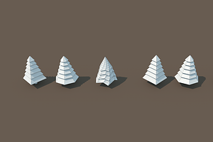 Low Poly Trees Pack 2