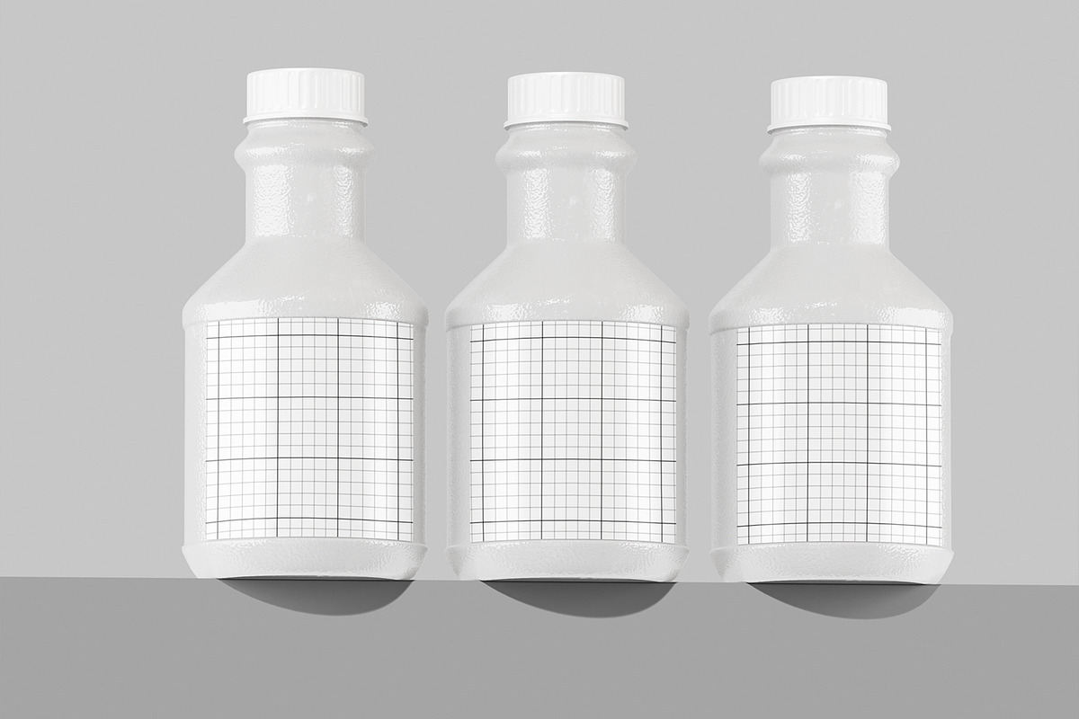 Plastic Bottle Liquid Mockup, a Packaging Mockup by Unerispace (Photo 3 of 4)