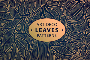 Art Deco Leaves Patterns