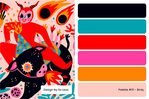 Bold & Bright Color Palettes