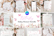 Wildflower Baby Shower Bundle, an Invitation Template by Digital_Mind (Thumbnail 1 of 9)