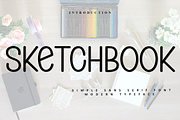 Sketchbook, a Sans Serif Font by FreshTypeINK (Thumbnail 1 of 8)