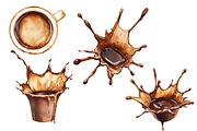Coffee Stains Clipart, an Illustration by Designworld (Thumbnail 5 of 9)