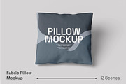 Fabric Pillow Mockup, a Merchandise Mockup by renderstockmarket (Thumbnail 1 of 3)