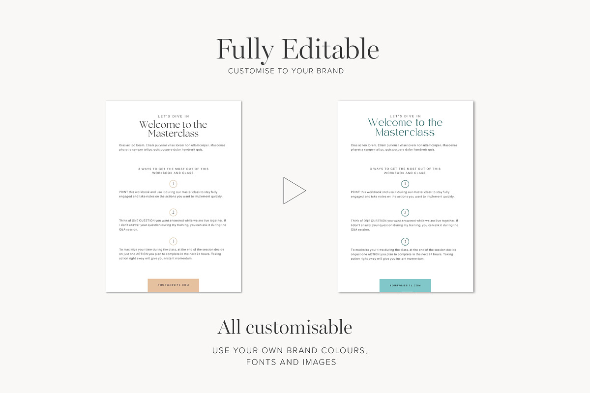 Webinar Masterclass Workbook, a Magazine Template by Tabitha Emma (Photo 6 of 6)