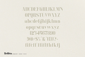 Refita. Modern Serif Font