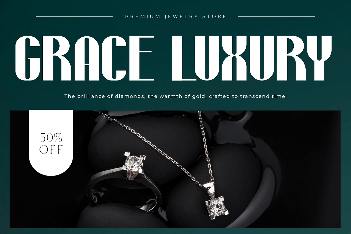 Garcian - Luxurious Sans Serif Font, a Sans Serif Font by overlaytemplates (Photo 3 of 5)