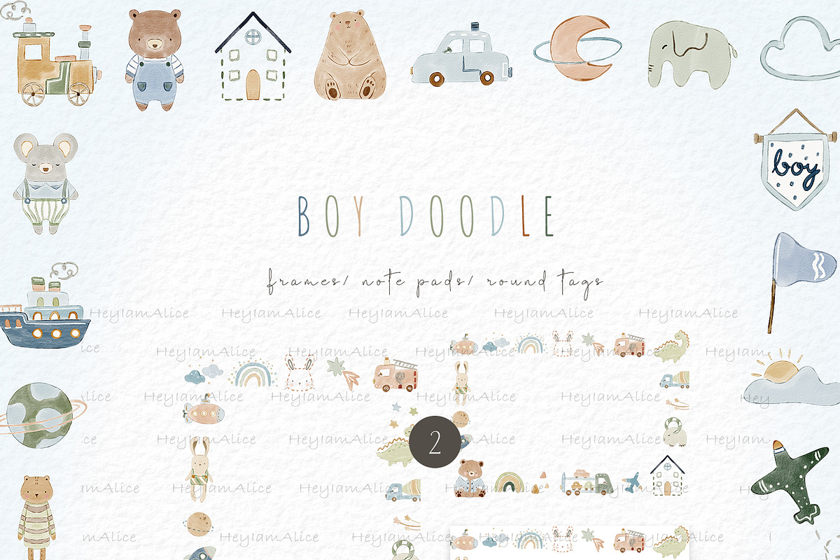 Boy Doodle, a Decorative Illustration by heyiamalice (Photo 8 of 20)