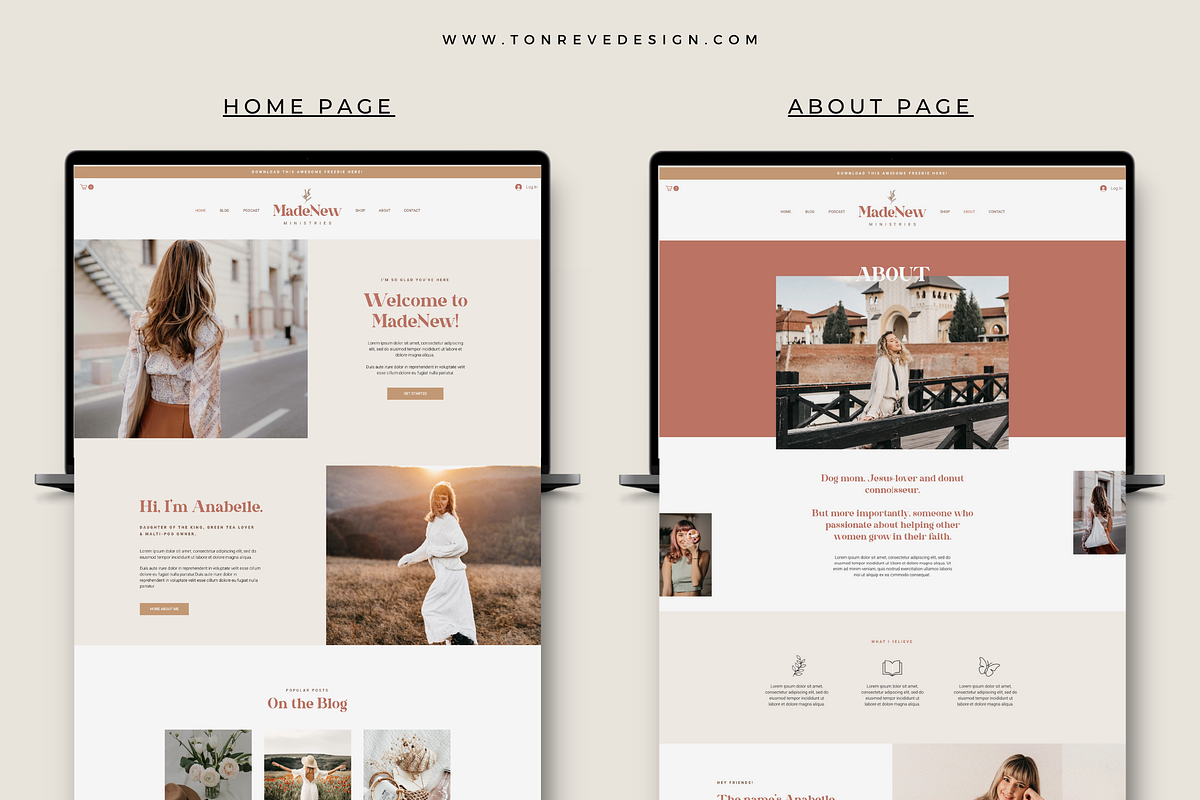 Blog, Podcast Wix Website Template, a Wix Template by Ton Rêve Design Studio (Photo 4 of 9)